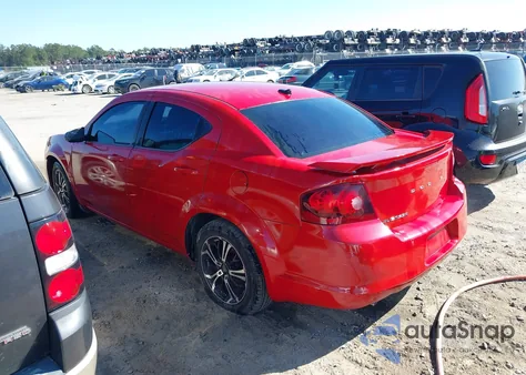 2013 Dodge Avenger Se V6 из США, поврежденный, VIN 1C3CDZAG6DN633990